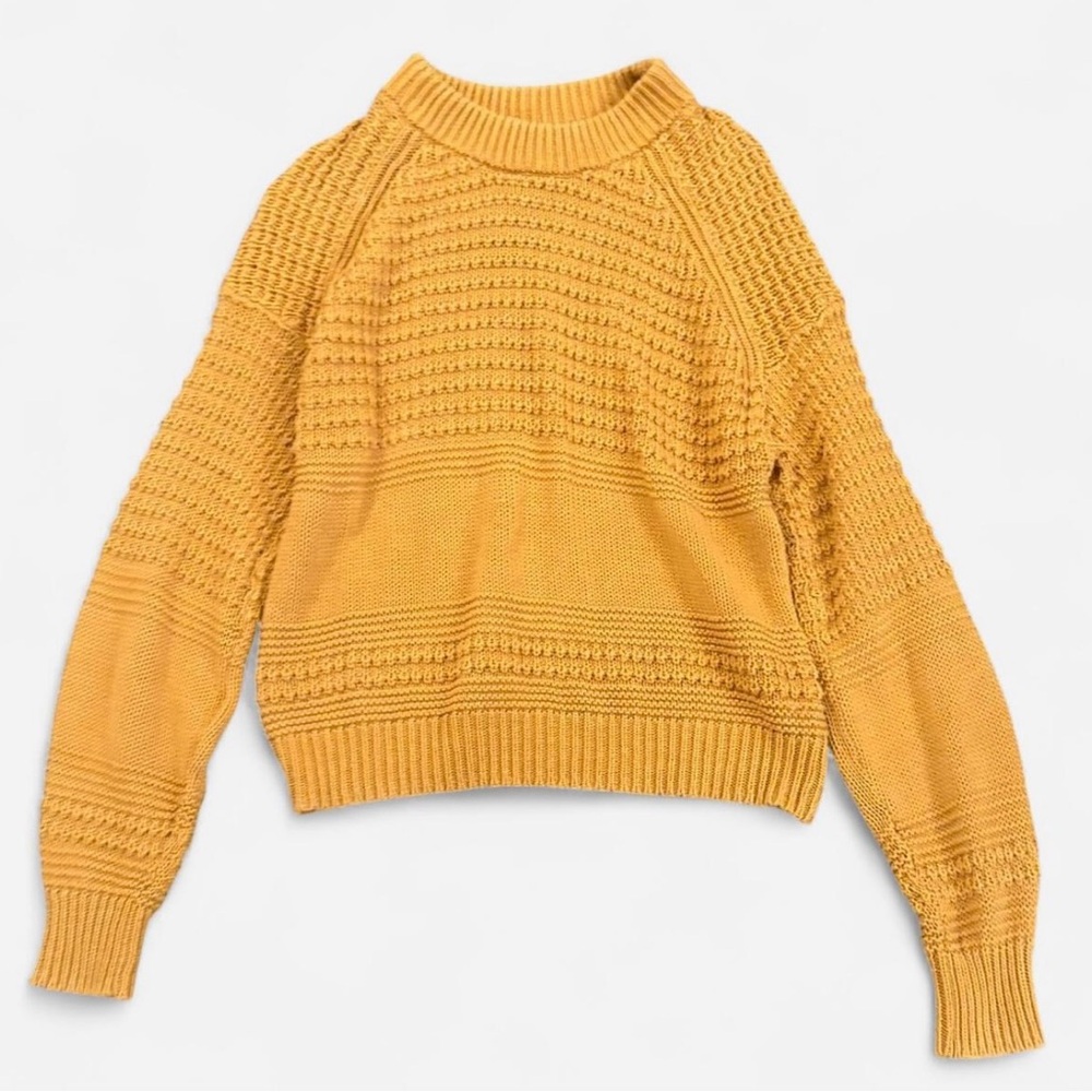 Women’s Cozy Mustard Knit Sweater